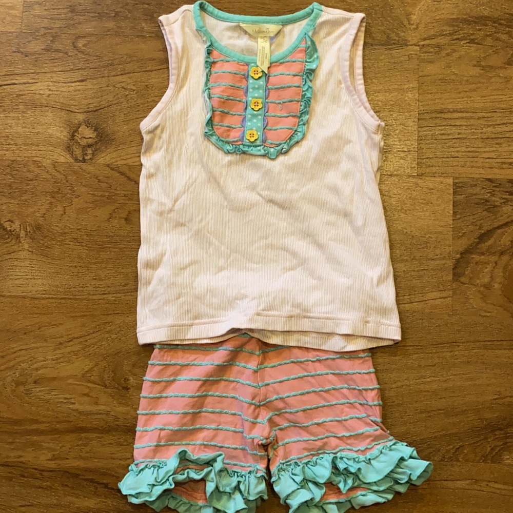Matilda Jane Shorties & Tank Size 4 Outfit